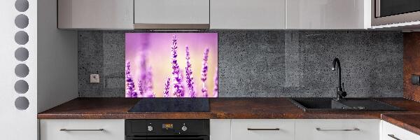 Pannello paraschizzi cucina con motivo lavanda
