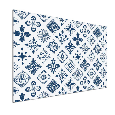 Pannello retrocucina con motivo floreale