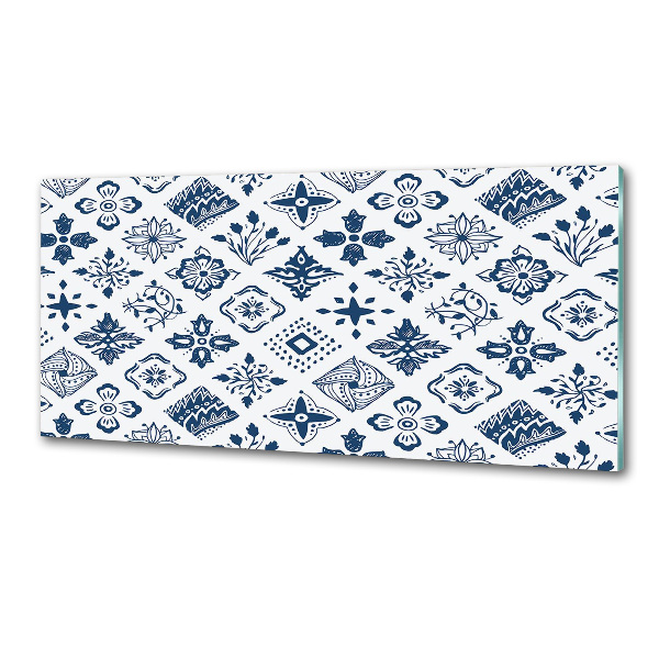 Pannello retrocucina con motivo floreale