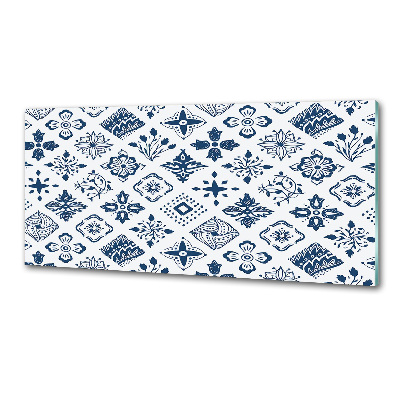 Pannello retrocucina con motivo floreale