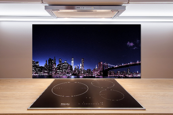 Pannello retrocucina con stampa del Ponte di Brooklyn