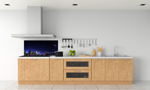 Pannello retrocucina con stampa del Ponte di Brooklyn