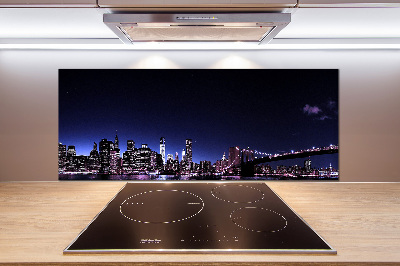 Pannello retrocucina con stampa del Ponte di Brooklyn