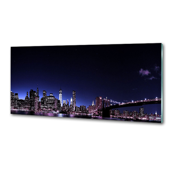 Pannello retrocucina con stampa del Ponte di Brooklyn