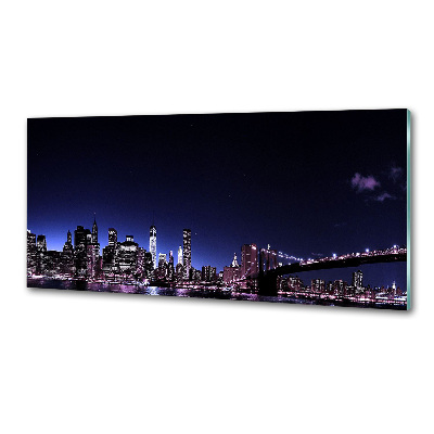 Pannello retrocucina con stampa del Ponte di Brooklyn