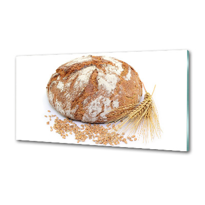 Pannello retrocucina con stampa decorativa a tema pane e grano