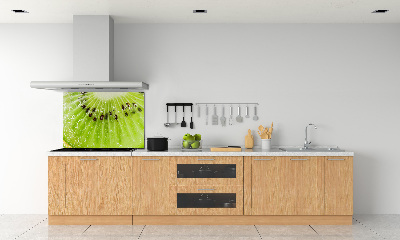 Rivestimento parete cucina con motivo a kiwi
