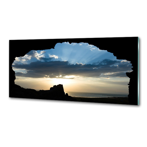 Pannello paraschizzi cucina con motivo 'Tramonto'