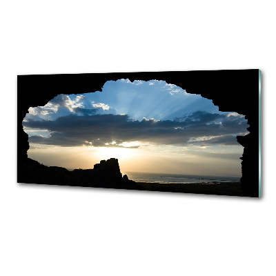 Pannello paraschizzi cucina con motivo 'Tramonto'