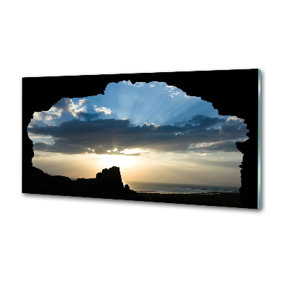 Pannello paraschizzi cucina con motivo 'Tramonto'