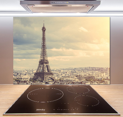 Pannello paraschizzi cucina con stampa della Torre Eiffel e della Parigi