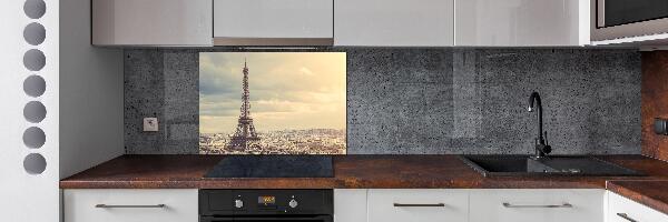 Pannello paraschizzi cucina con stampa della Torre Eiffel e della Parigi