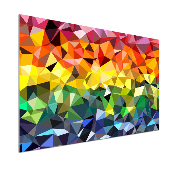 Pannello retrocucina con motivo geometrico