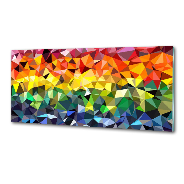 Pannello retrocucina con motivo geometrico