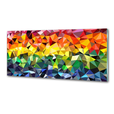 Pannello retrocucina con motivo geometrico