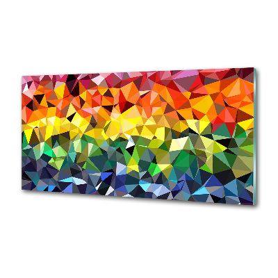 Pannello retrocucina con motivo geometrico