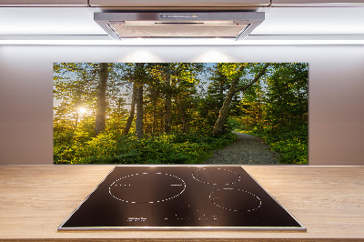 Pannello retrocucina con motivo Foresta