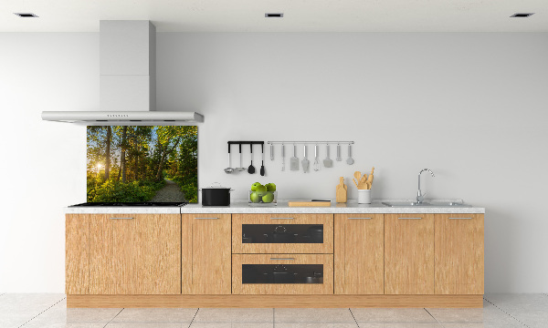 Pannello retrocucina con motivo Foresta