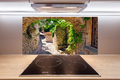 Rivestimento parete cucina con motivo Una strada affascinante