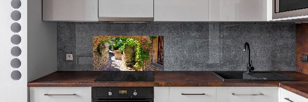 Rivestimento parete cucina con motivo Una strada affascinante