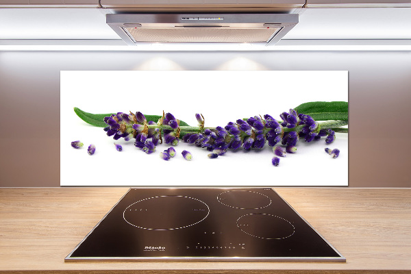 Rivestimento parete cucina con motivo lavanda
