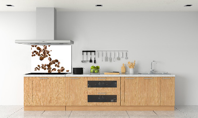 Pannello paraschizzi cucina con motivo a chicchi di caffè