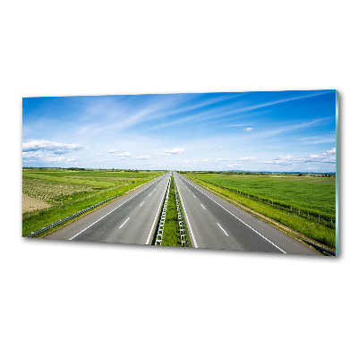 Pannello retrocucina con motivo Autostrada