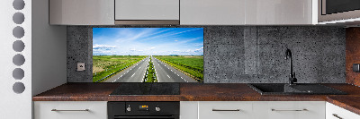 Pannello retrocucina con motivo Autostrada