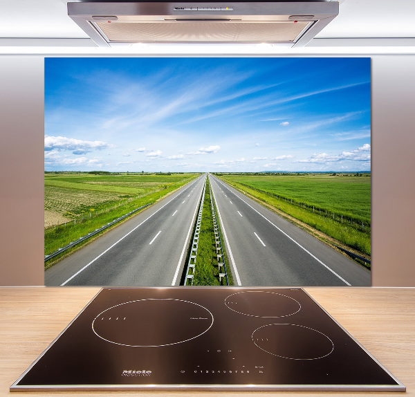 Pannello retrocucina con motivo Autostrada