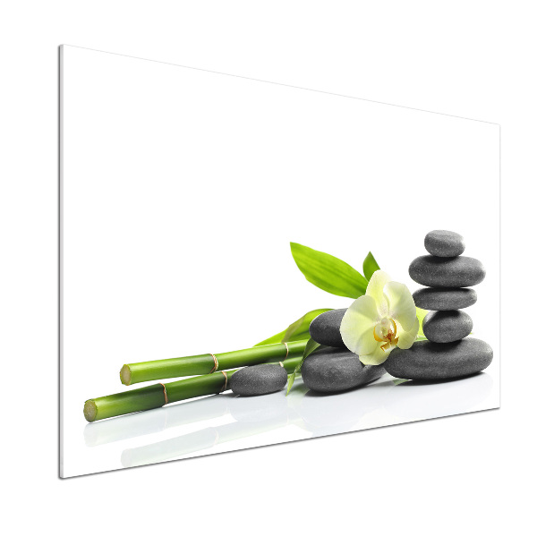 Pannello retrocucina con motivo orchidea