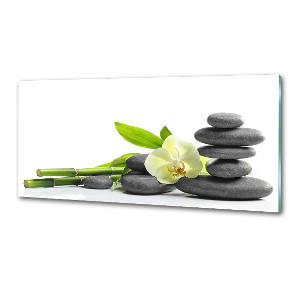 Pannello retrocucina con motivo orchidea