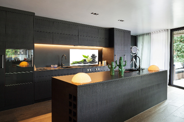 Pannello retrocucina con motivo orchidea