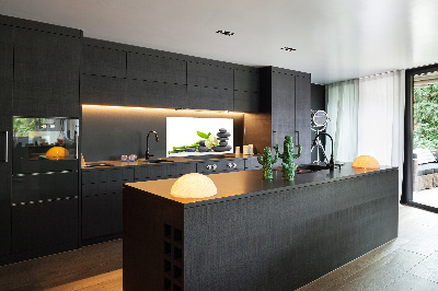 Pannello retrocucina con motivo orchidea