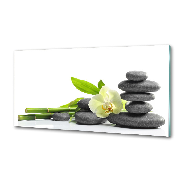 Pannello retrocucina con motivo orchidea