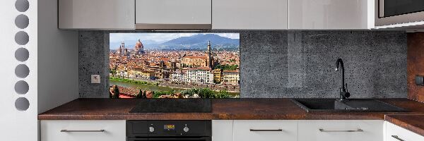 Rivestimento parete cucina con motivo ispirato a Firenze, Italia