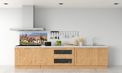 Rivestimento parete cucina con motivo ispirato a Firenze, Italia