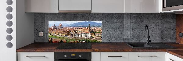 Rivestimento parete cucina con motivo ispirato a Firenze, Italia