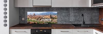 Rivestimento parete cucina con motivo ispirato a Firenze, Italia