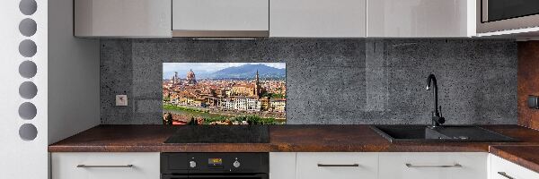 Rivestimento parete cucina con motivo ispirato a Firenze, Italia
