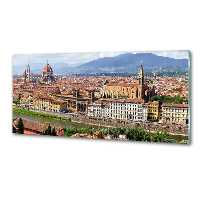 Rivestimento parete cucina con motivo ispirato a Firenze, Italia