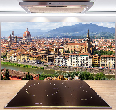 Rivestimento parete cucina con motivo ispirato a Firenze, Italia