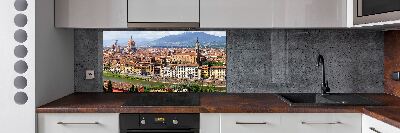 Rivestimento parete cucina con motivo ispirato a Firenze, Italia