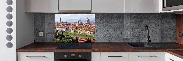 Rivestimento parete cucina con motivo ispirato a Firenze, Italia