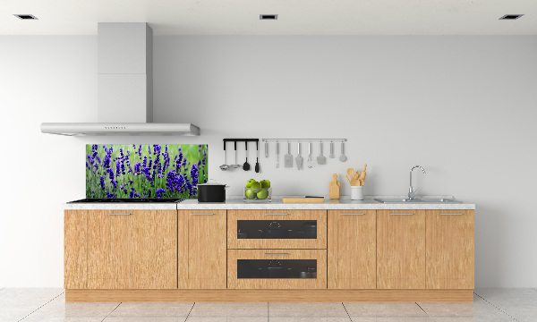 Pannello paraschizzi cucina con motivo lavanda
