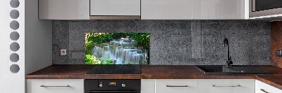 Rivestimento parete cucina con finitura a cascata