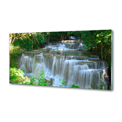 Rivestimento parete cucina con finitura a cascata