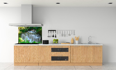 Rivestimento parete cucina con finitura a cascata