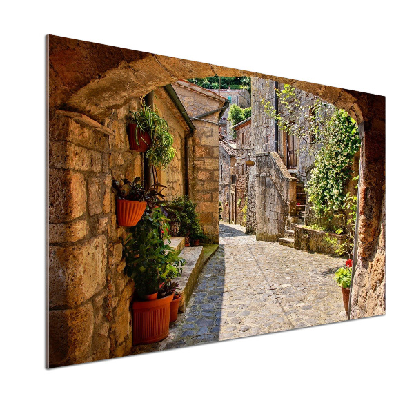 Pannello retrocucina con stampa raffigurante una strada affascinante