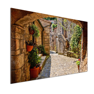 Pannello retrocucina con stampa raffigurante una strada affascinante