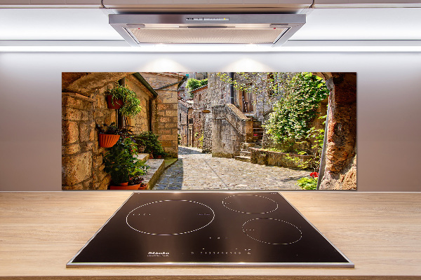 Pannello retrocucina con stampa raffigurante una strada affascinante